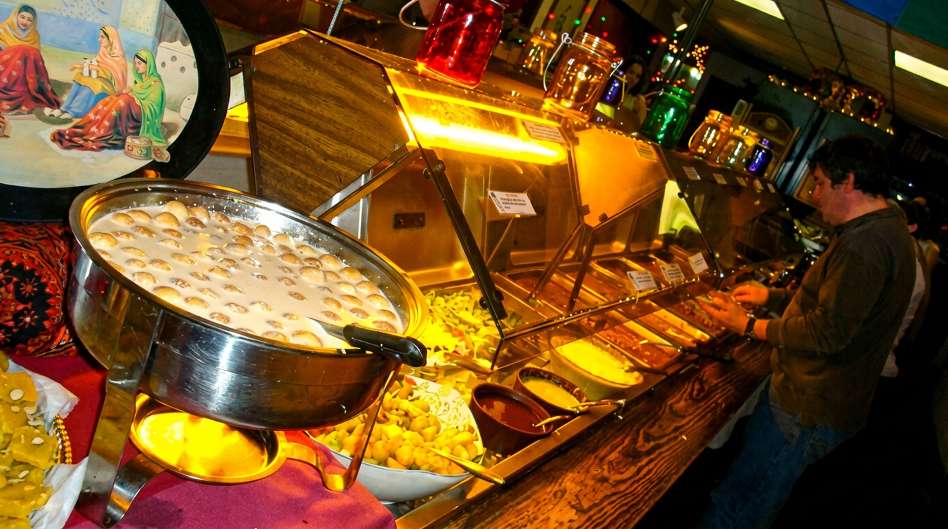 The lunch buffet