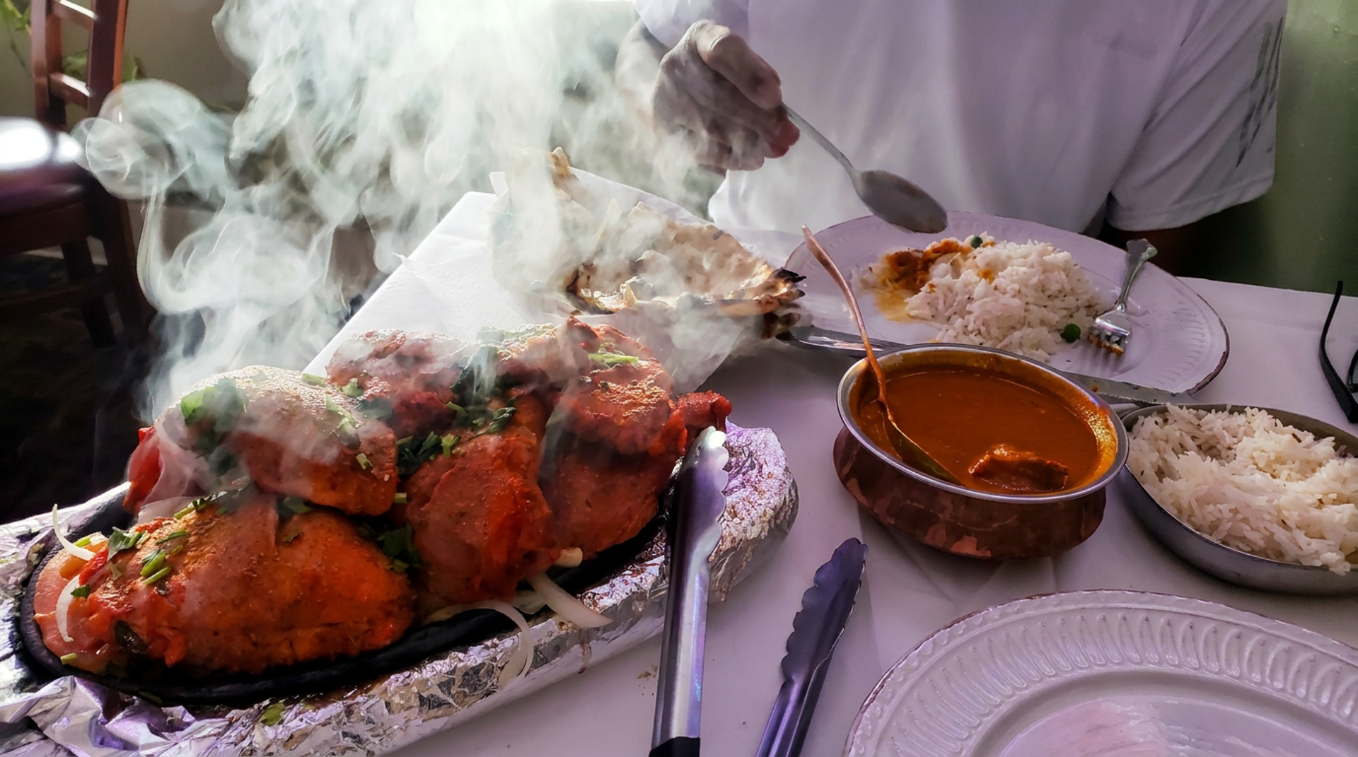 Cooked in the tandoor