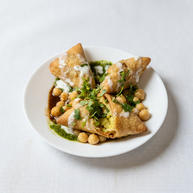 Samosa Chaat.